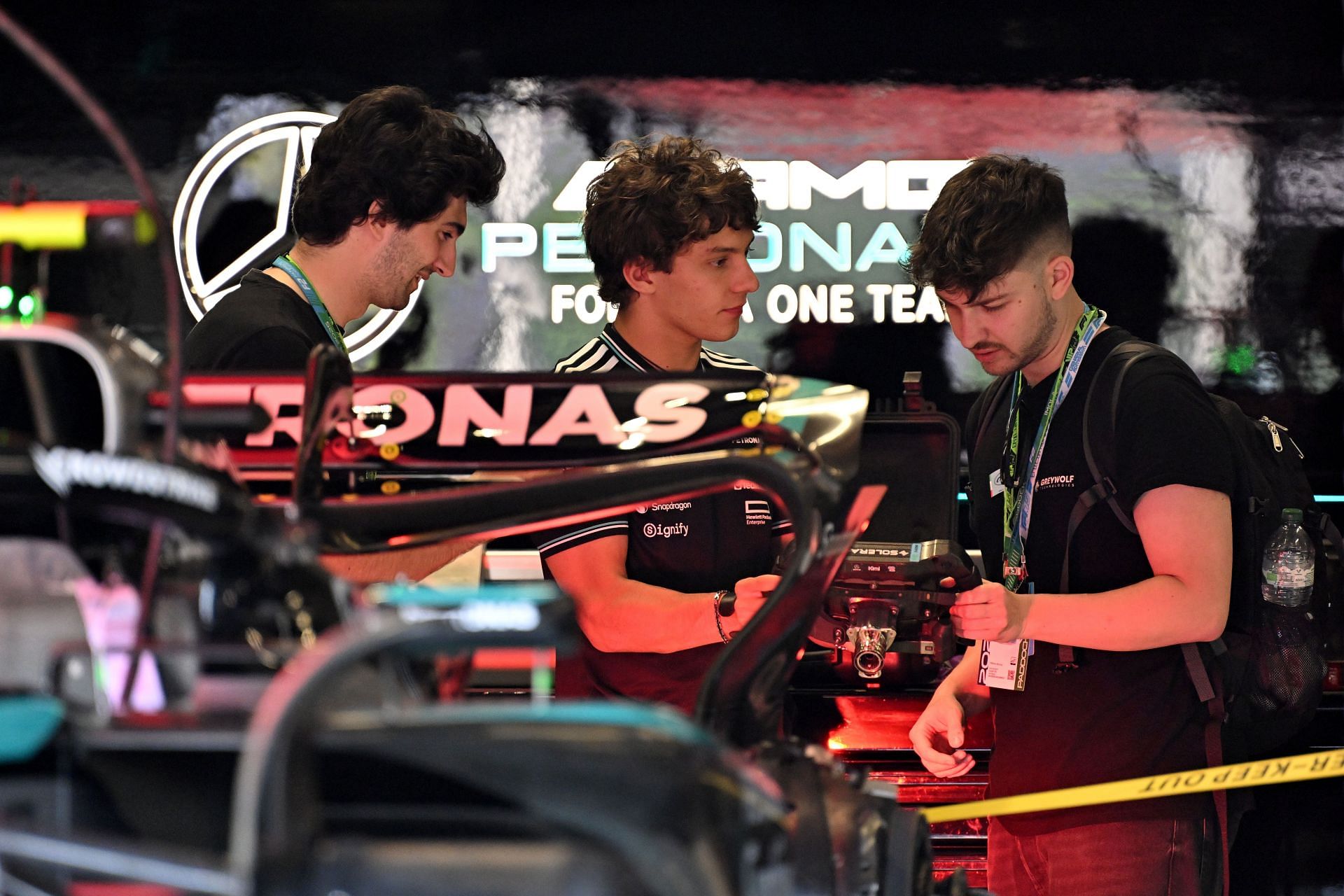 Andrea Kimi Antonelli of Italy and Mercedes AMG Petronas F1 Team during Imola previews. Source: Getty